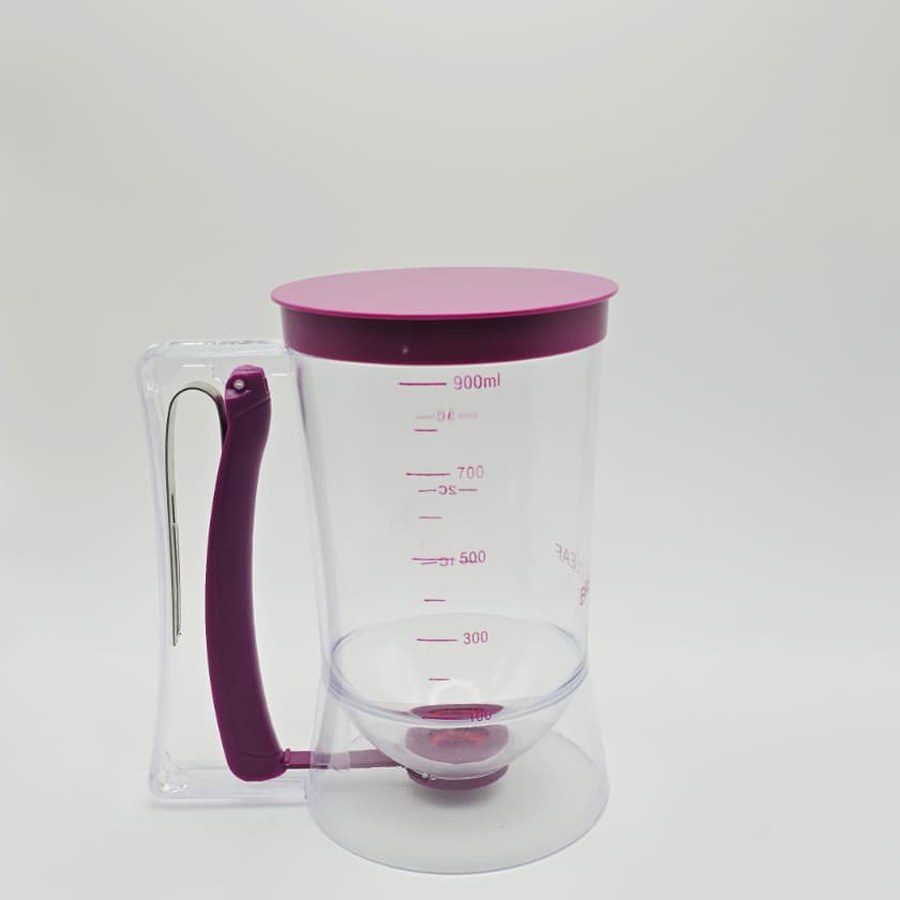 Pancake Batter Dispenser, Purple, 4 Cups