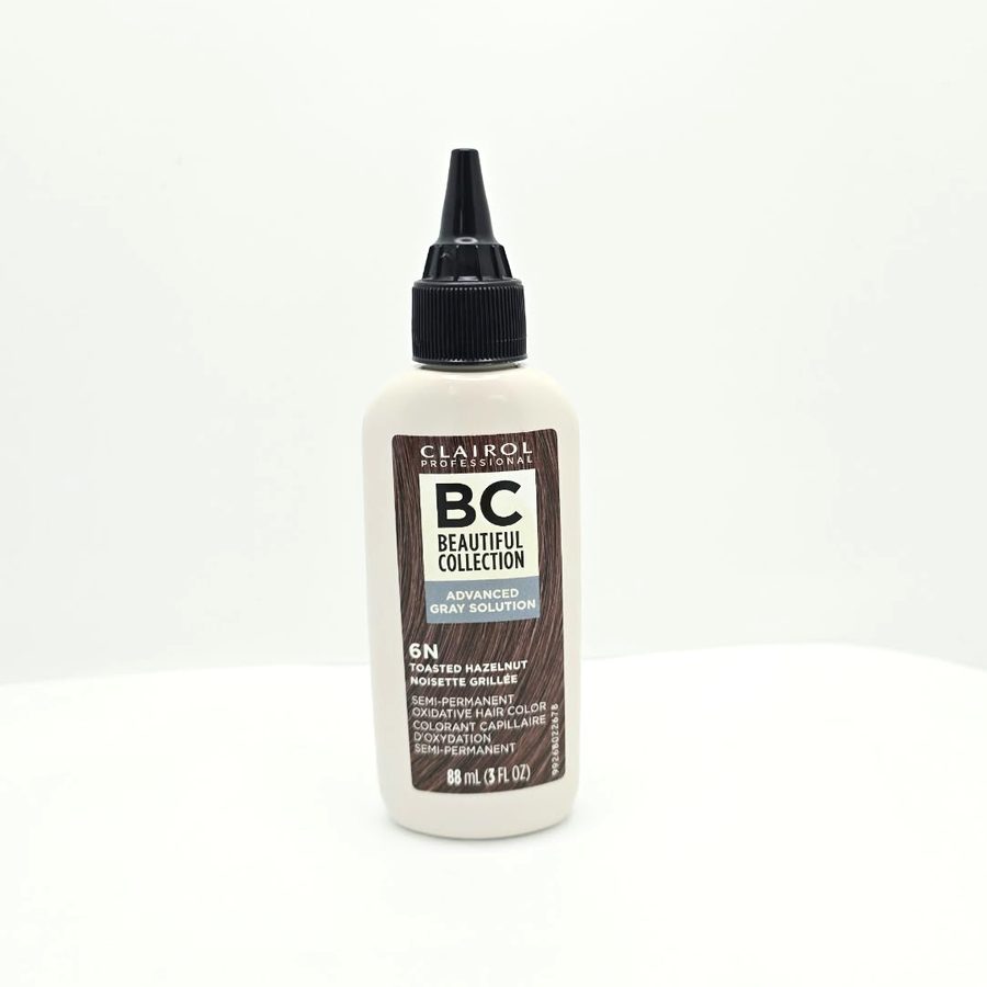 My Clairol Professional Advanced Gray Solution bottle in 6N Toasted Hazelnut