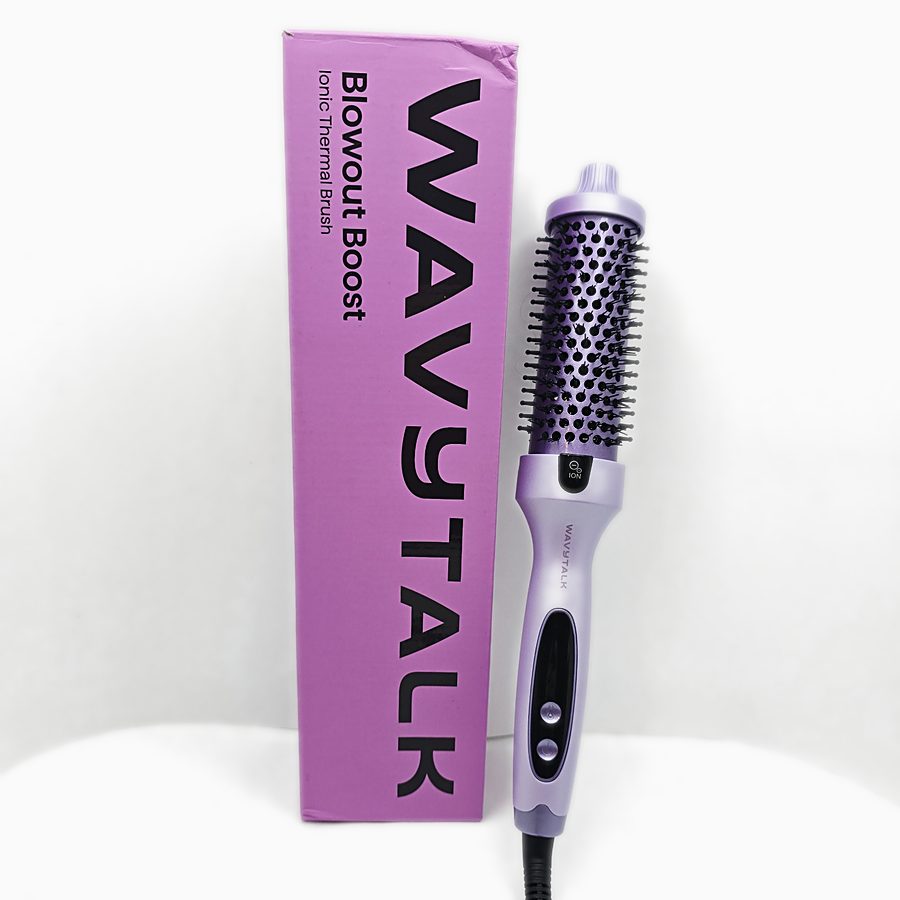 Wavytalk Blowout Boost Thermal Brush, 1.5 Inch, Iris Purple